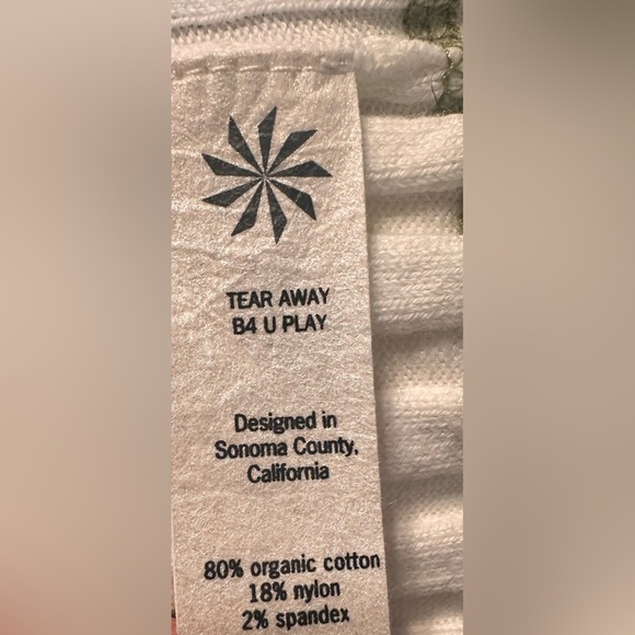 Athleta Cream Zip Up Mock Neck Fitted Jacket Large - Picture 8 of 8